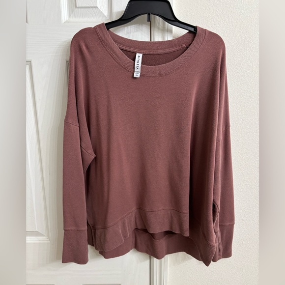 Athleta Tops - Athleta Relaxed Pullover Sweatshirt in Dusty Rose